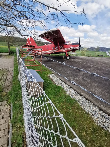 Lunch time in a small airport 