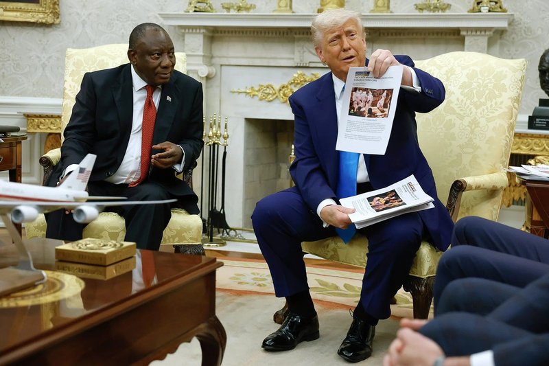 Trump’s Tense Showdown with South Africa’s Ramaphosa
