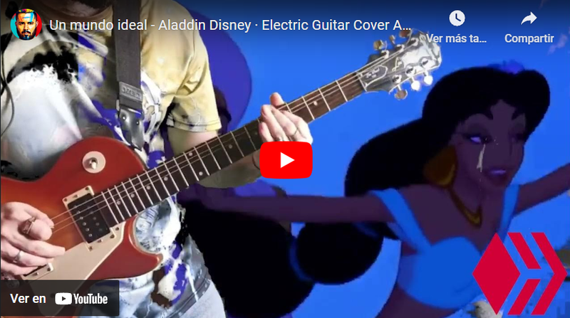 Un mundo ideal - Aladdin Disney · Electric Guitar Cover Andrewmusic - Vibes Web3 Music Comp week #18