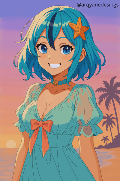 Fan art inspired by the Ocean Healer. [Eng/Esp].
