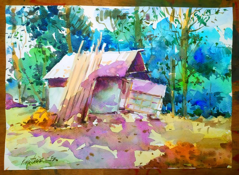 Landscape | watercolour on paper 