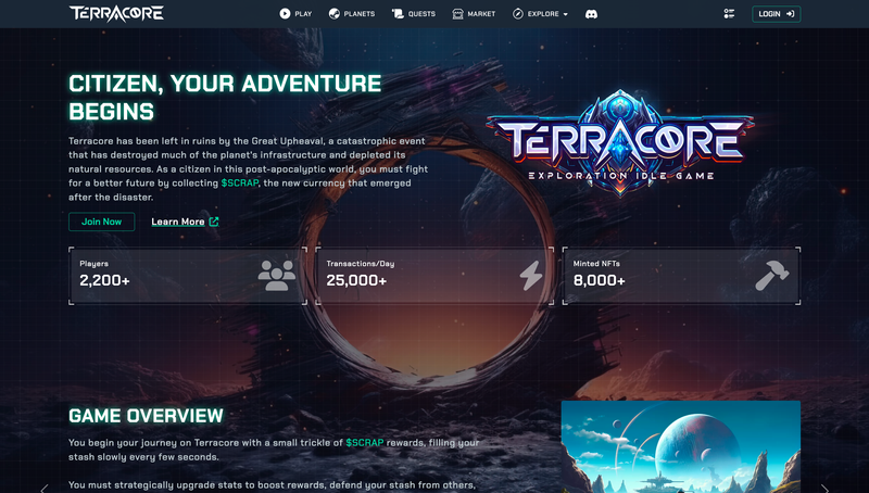 Goodbye Terracore HUB, Welcome terracoregame.com