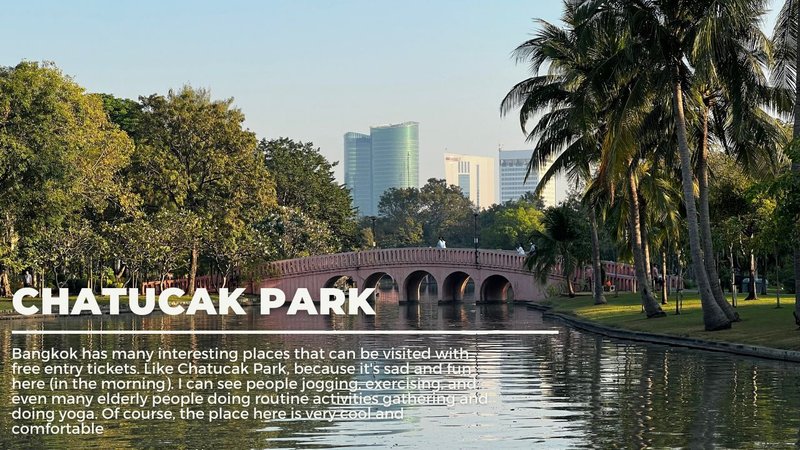Fresh Air at Chatucak Park - Bangkok, Thailand