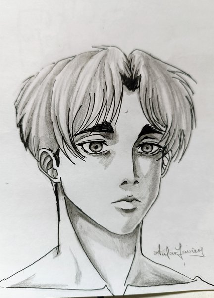 Dibujando a Eren Jeager (Attack on Titan)⚡ ESP-ENG