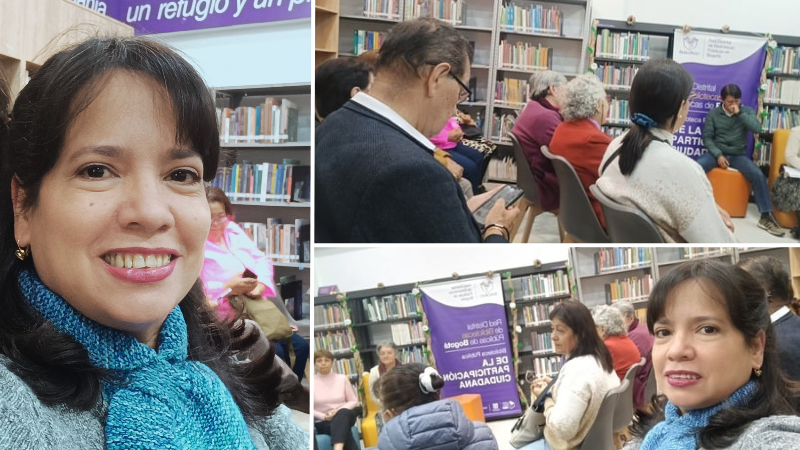 Mother's Day celebration with my friends at the library