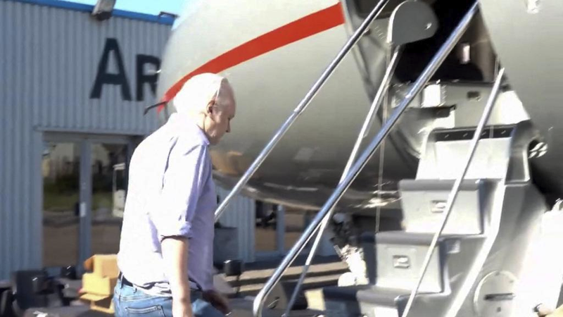 Julian Assange is free!