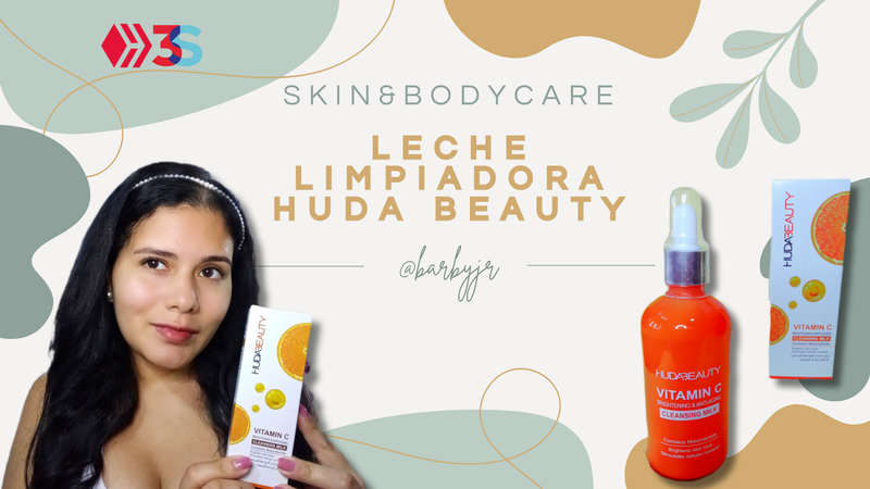 Leche Limpiadora con Vitamina C y Niacinamida de Huda Beauty.🧡🍊 [Esp-Eng]