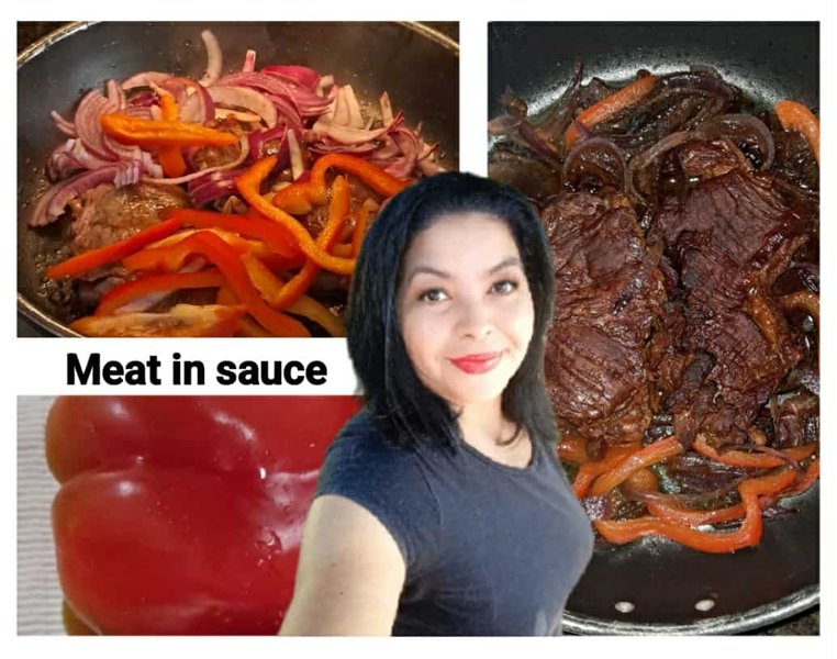 Pork tenderloin in sauce 