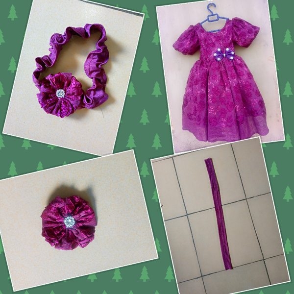 DIY// how I made a matching headband for my little niece's outfit 