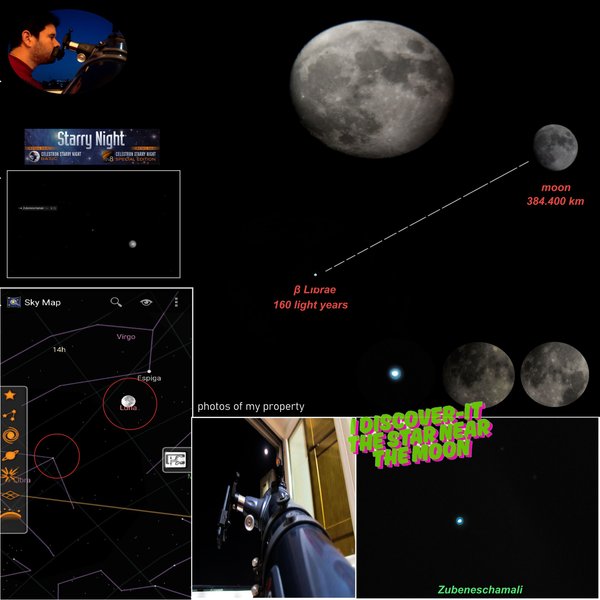 I Discover-it The Star Near The Moon📕🔭 / Descubrí la estrella cerca de la luna🌌 (En-Es)