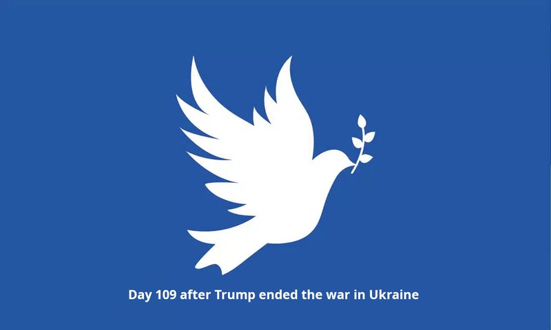 Putin und Trump die Friedenstauben - Putin and Trump the dove of peace
