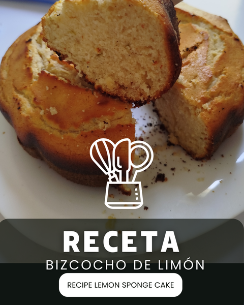 Receta: Delicious lemon sponge cake 🍋/ Recipe: Delicious lemon sponge cake 🍋 