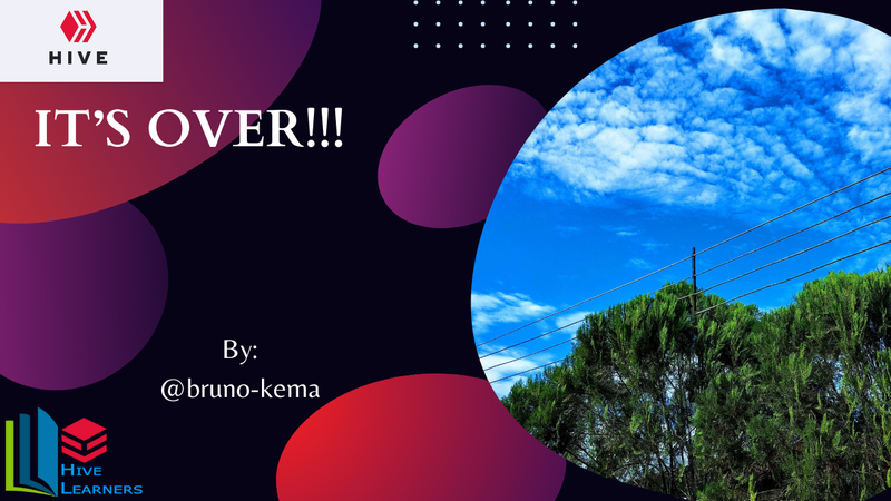 It's Over!!!