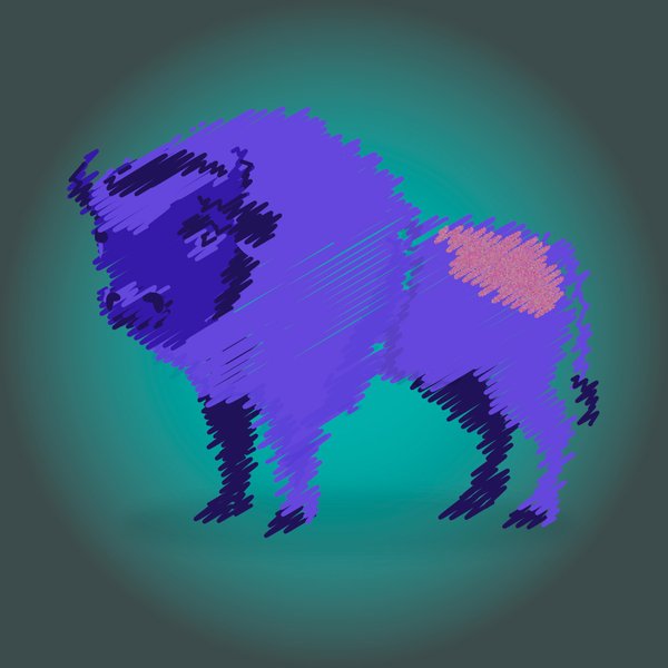 Bison art