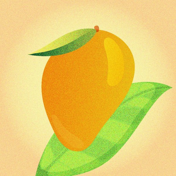 Mango ( 2D grainy style)