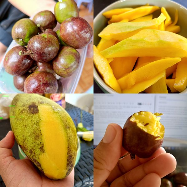 Got My Two Favorite Tropic Fruits in a Day for Free!