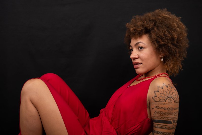 The Girl In A Red Dress
