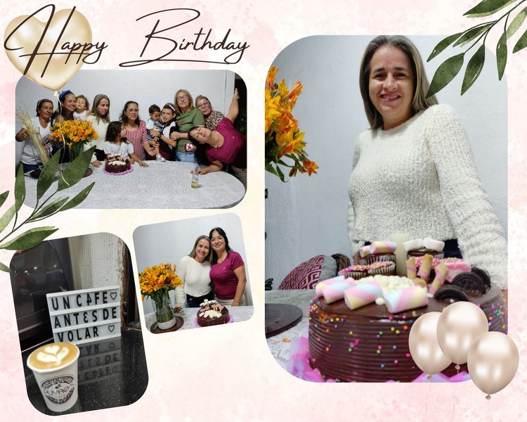 Mi mejor regalo de cumpleaños. 🍰 🥂 🌈  My best birthday present.