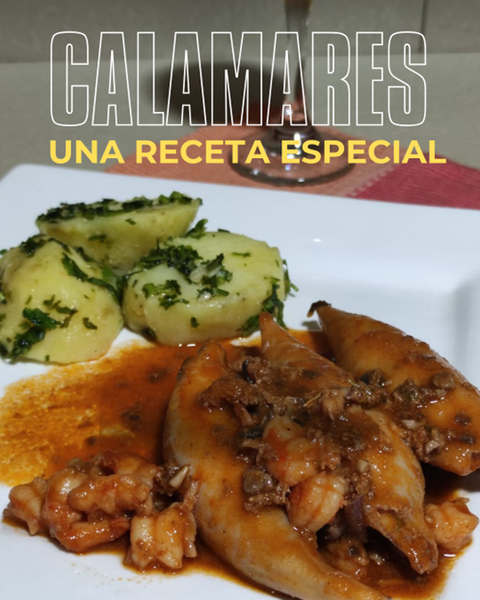 Receta de calamares rellenos  🍛🙃  Stuffed squid recipe