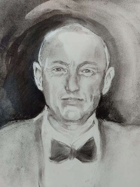 NEW CHARCOAL PORTRAIT / NUOVO RITRATTO A CARBONCINO