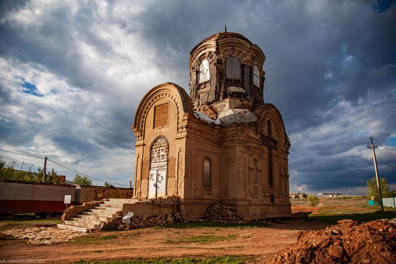 Not quite an abandoned church