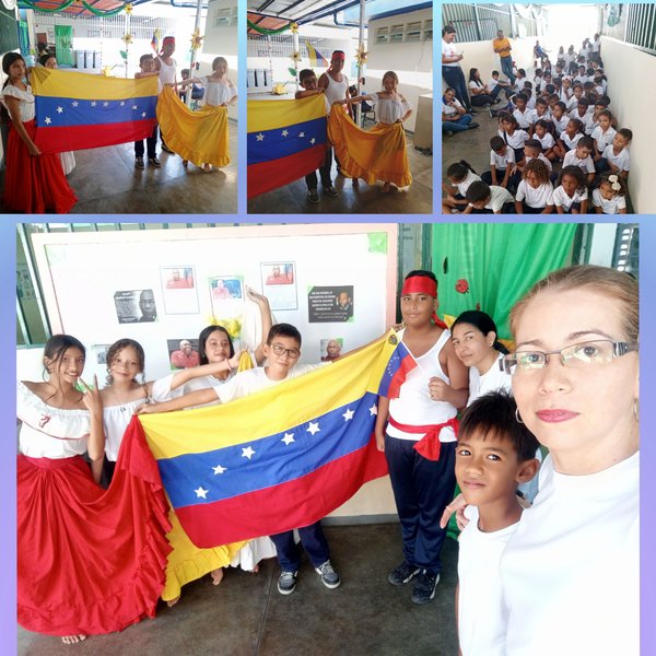 A joyful morning of cultural educational activities, highlighting the Afrovenezolanidad day with the children of the school where I work.