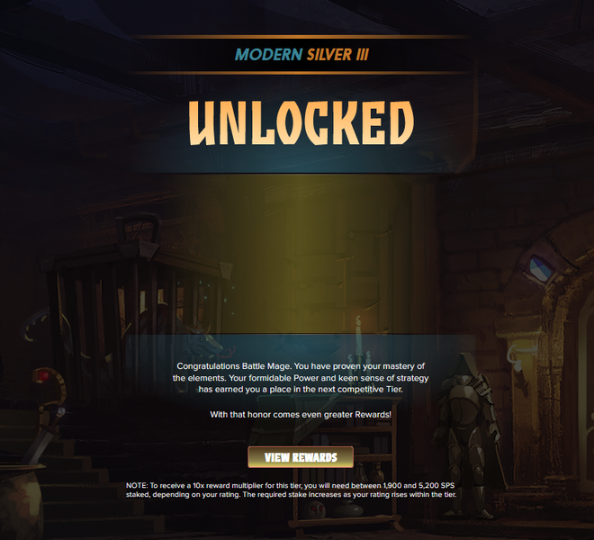 Silver III Unlocking Reward Cards at 5/10