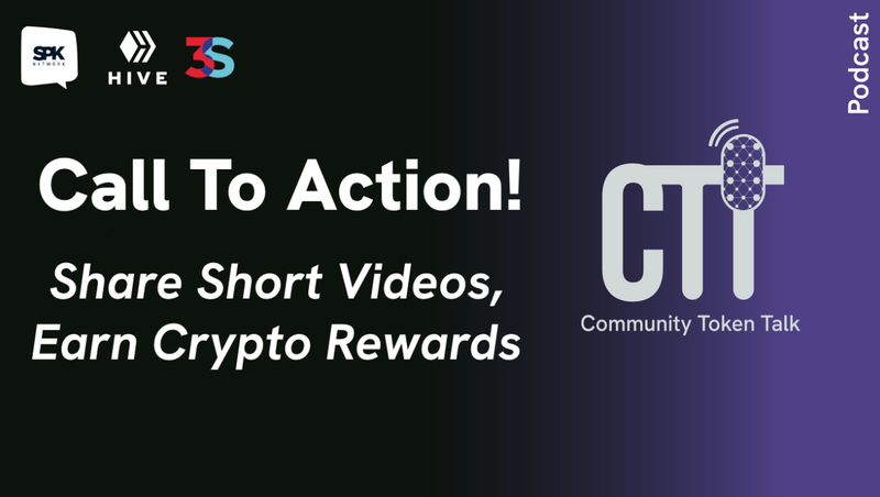 Call to Action! Share Short Videos and Earn Crypto Rewards