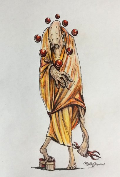 YOKAI MONK, once a monk now a nightmare being