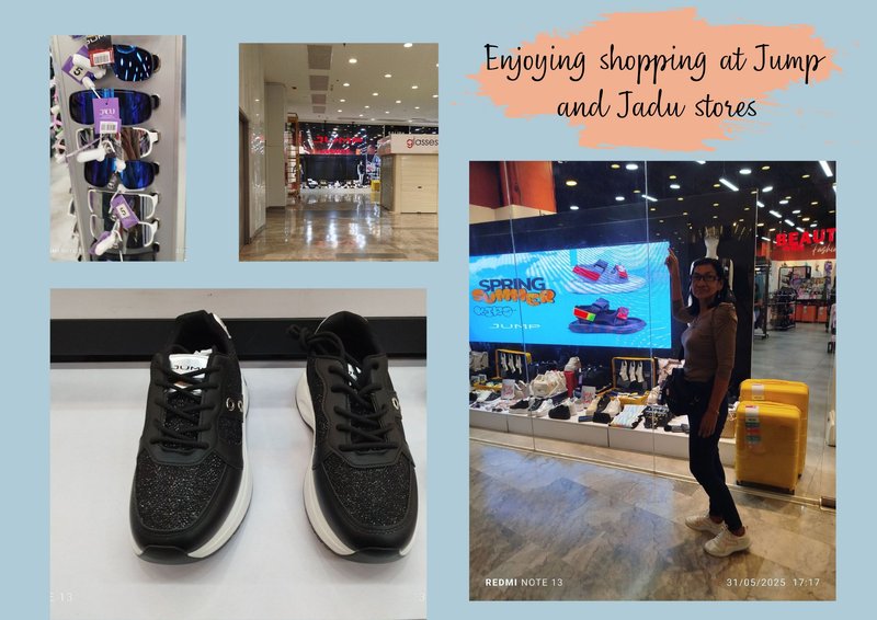 Enjoying shopping at Jump and Jadu stores // (Esp/Eng)