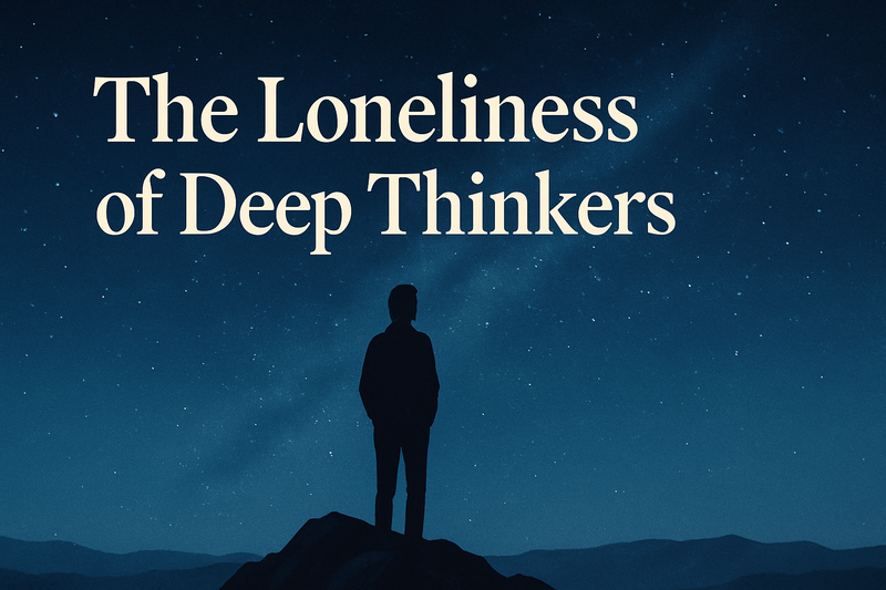 Why the World Rejects Deep Thinkers