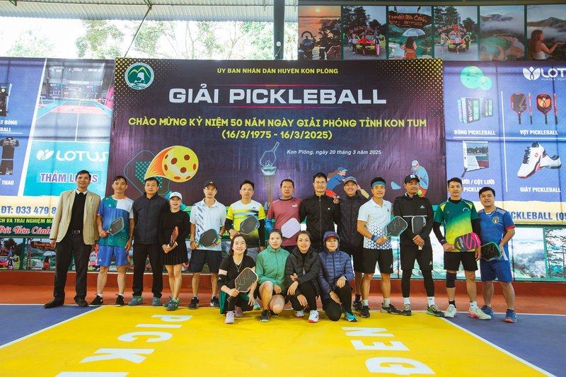 The first Pickleball Tournament in Mang Den