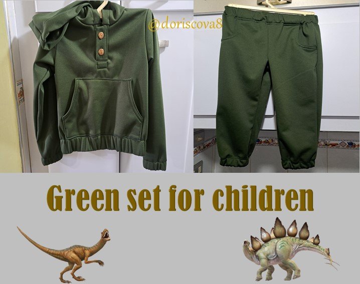 Green set for children//Conjunto verde para niño[ENG-ESP]