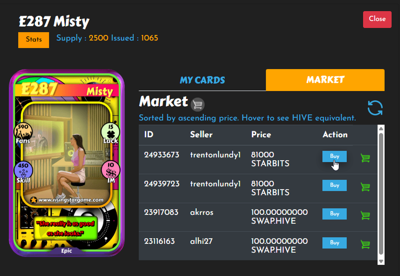 Purchasing More Epics and Rares & Progression Update - Rising Star