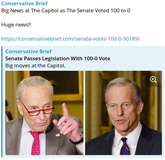Conservative Brief posts fake "feelgood" story only to shift to a bullshit narrative halfway 