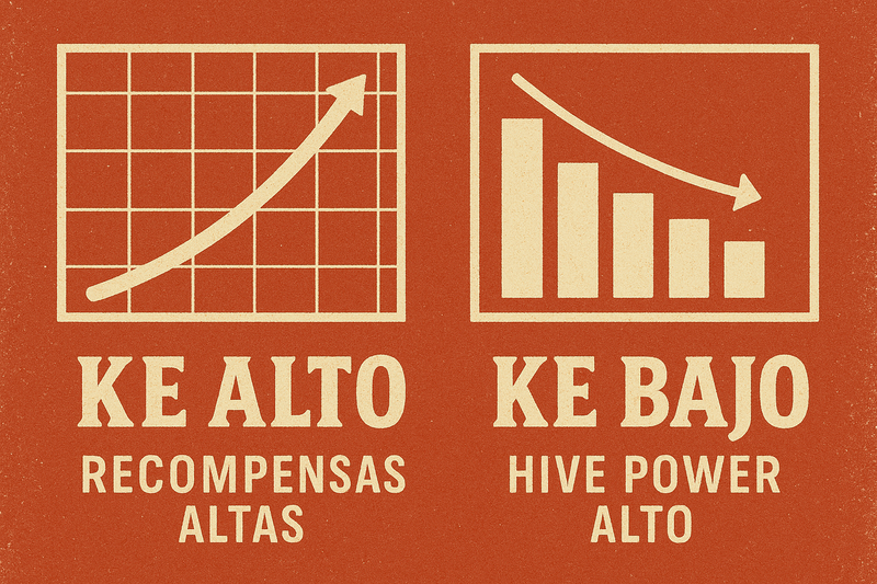 Cómo bajar tu KE (Karma Económico) en Hive - Estrategias Obvias, Éticas y no tan Éticas