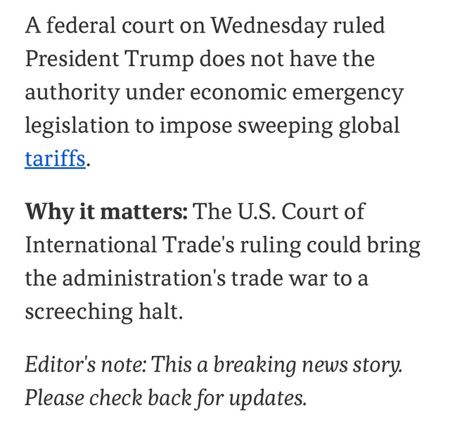 Current Events May 2025