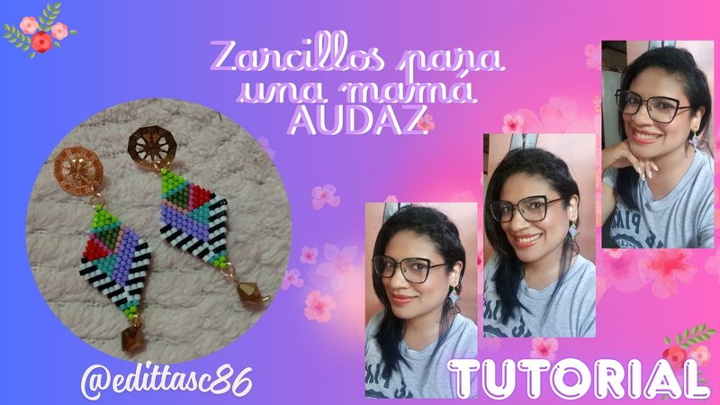 [ESP-ING]  Tutorial Zarcillos para una mamá Audaz🌷🌻🤍