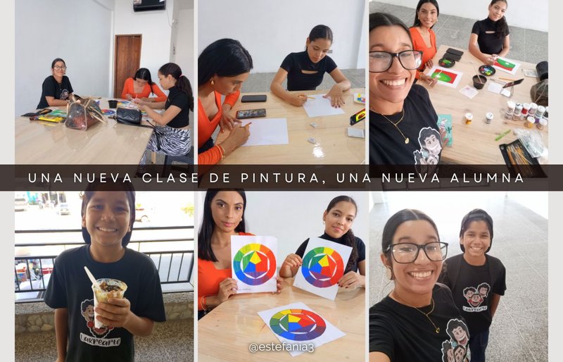 Una nueva clase de Pintura, una nueva alumna || A new painting class, a new student ♥