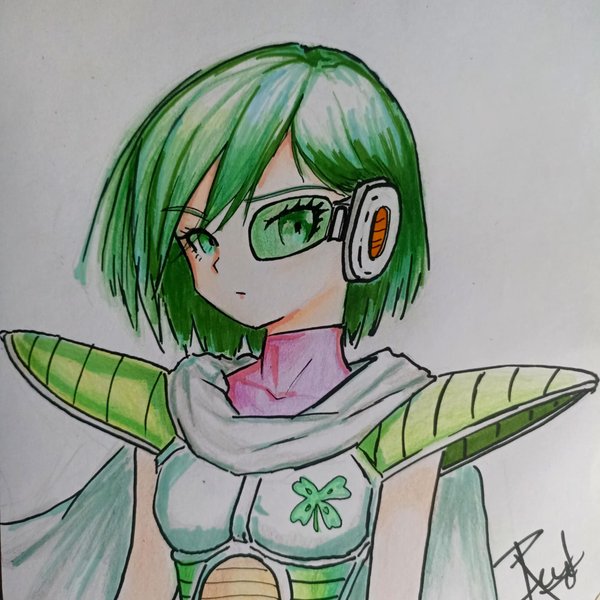Holozing Fan Art - Female Forest Healer in the Saiyan army [ENG-ESP]