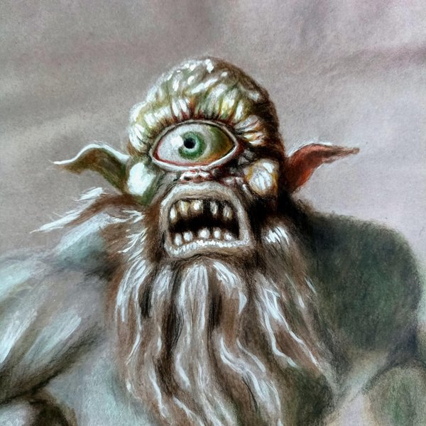 Splinterlands Art Contest  348 - CYCLOPS Fan Art Drawing [ENG-ESP]