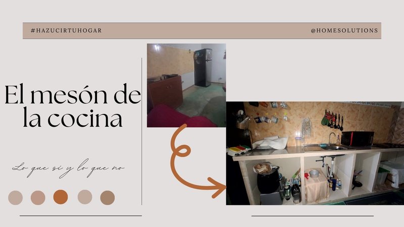 #Hazlucirtuhogar: haciendo el mesón de la cocina || es-en 