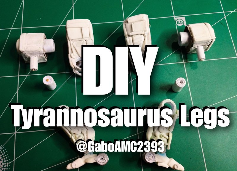 DIY: Dinozord Tyrannosaurus Legs Part III [ENG/SPA]