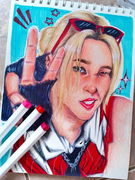 Ilustración de Felix de Stray Kids | Illustration of Felix from Stray Kids [ESP-ENG]