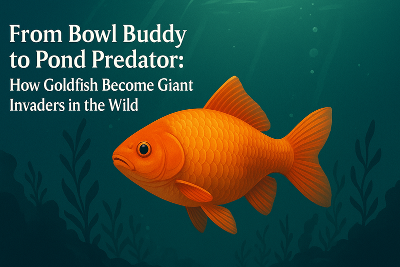 From Bowl Buddy to Pond Predator: How Goldfish Become Giant Invaders in the Wild