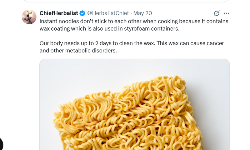 Are Instant Noodles Coated in Wax? Debunking a Viral Food Myth