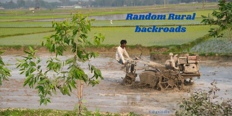 Random Rural roads to Bogura. Bangladesh.