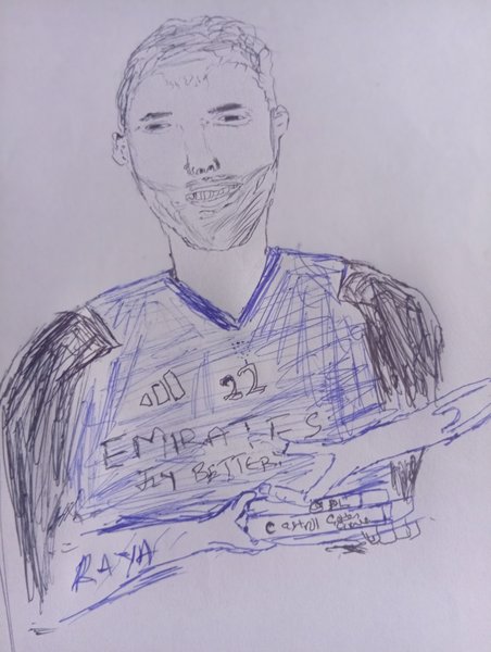 SKETCHING OUT MY FAVOURITE KEEPER//BACK TO BACK GOLDEN GLOVE