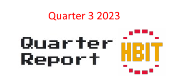 HBIT Hivebits quarter report Q3 2023