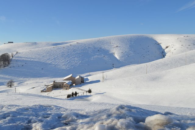 Snowy Serenity: A Magical Day in San Giorgio, Lessini Mountains